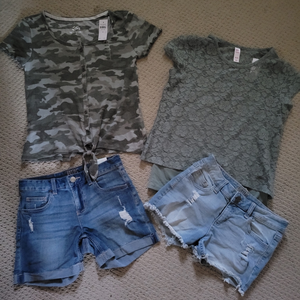 Justice for girls size 14 clothes NEW!